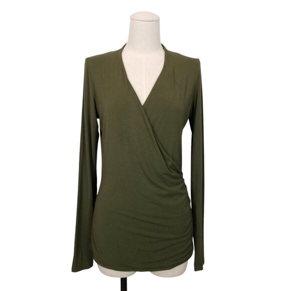 Nomads Hempwear Tops - Nomads Hemp Wear Aura Long Sleeve Tee Dark Leaf Green Sz Medium